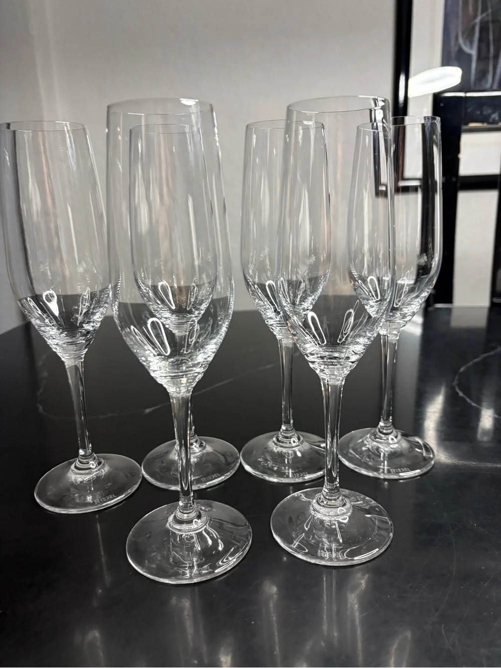Riedel Vivant Crystal Champagne Flutes
